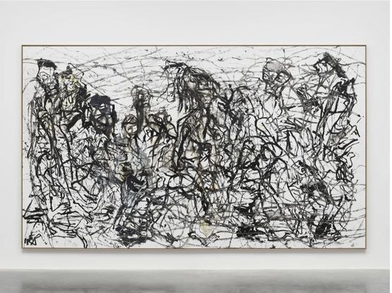 Jenseits Peddigrohrsofa in Wellenform Artauds Schlafzimmer Beyond the Rattan Sofa in Wave Form Artauds Bedroom by Georg Baselitz contemporary artwork Painting