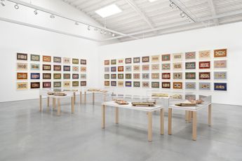 Contemporary art exhibition Wendy Red Star Biikkua The Hide Scraper at Roberts Projects Los Angeles United States