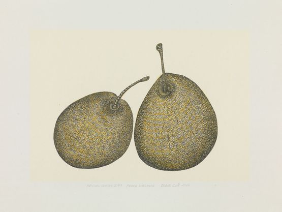 Revival Series II 9 Pears Dialogue by Eddie Lui contemporary artwork Works on Paper