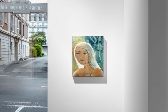 The Look She Gave by Carlo DAnselmi contemporary artwork Painting