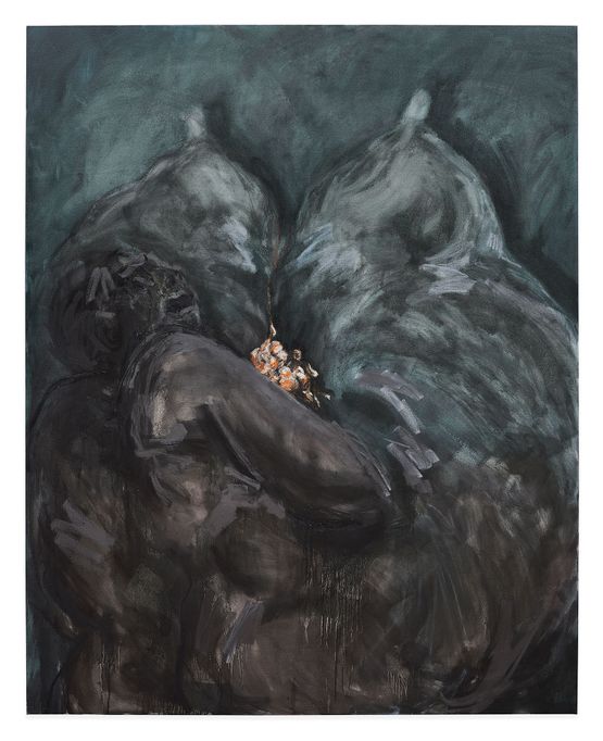 Cuidado da serie Monumentais by Marcia Falcao contemporary artwork Painting