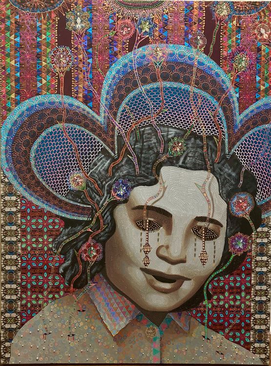 Les Femmes DAlger 93 by Asad Faulwell contemporary artwork Painting