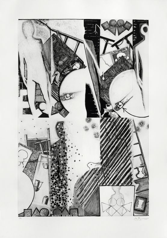 Seasons by Jasper Johns contemporary artwork Print