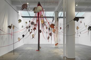 Contemporary art exhibition Nancy Spero Maypole Take No Prisoners at Galerie Lelong  Co. New York United States