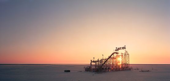 Achterbahn-Ruine Wilde Maus from the series Real Landscapes by Thomas Wrede contemporary artwork Photography