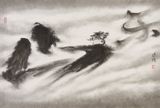 True Man Meditates by Kan Tai Keung contemporary artwork painting works on paper