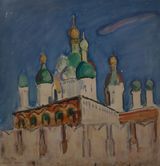Astrakhan. The Kremlin by Mikayil Abdullayev contemporary artwork painting