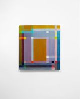 Haiku 3 Dreischichtiges konkretes Aquarell by Beat Zoderer contemporary artwork painting