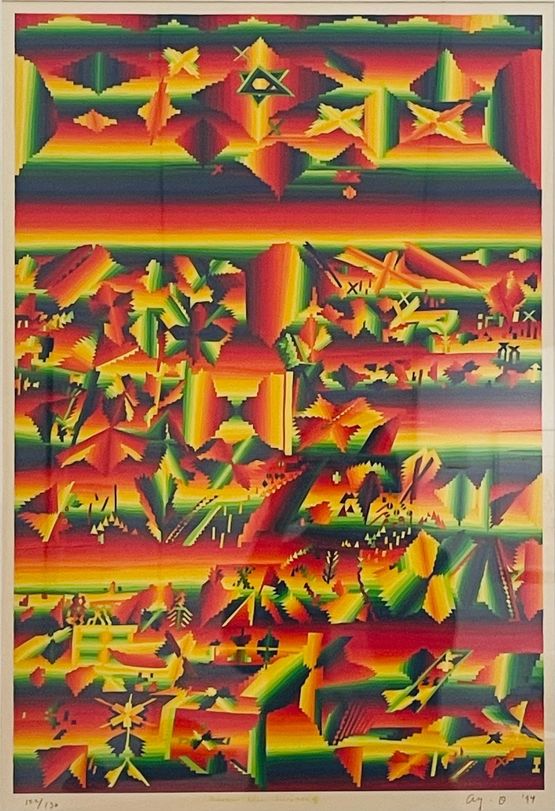 Orpheus Garden 122130 by Ay-O contemporary artwork Works on Paper