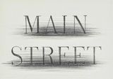 Main Street by Ed Ruscha contemporary artwork print