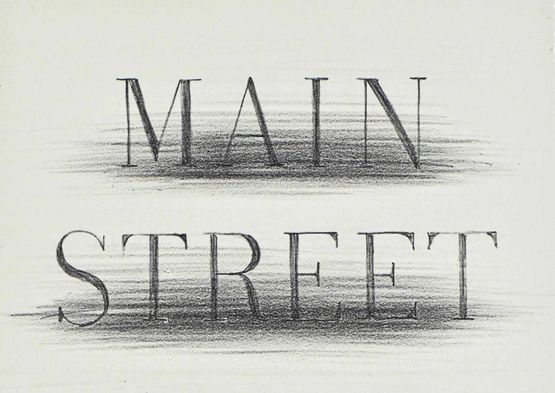 Main Street by Ed Ruscha contemporary artwork Print