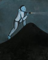 Night Scene by Duan Zhengqu contemporary artwork painting
