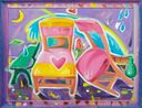 Kissing Chairs by Xie Xuanxuan contemporary artwork Painting