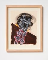 Ladder and Step Series 13 by Basil Beattie contemporary artwork painting