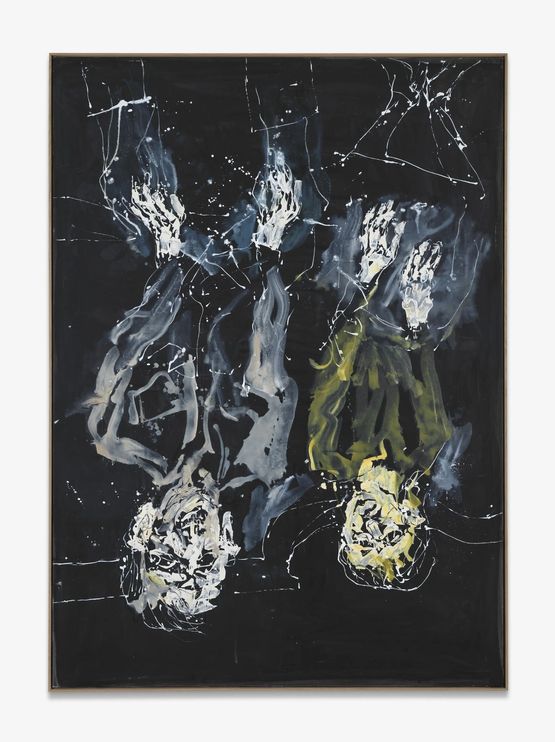 Das Hemd ist nicht gelb by Georg Baselitz contemporary artwork Painting