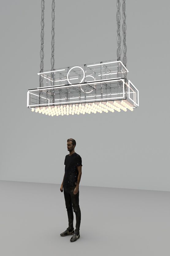 Marquee by Philippe Parreno contemporary artwork Mixed Media