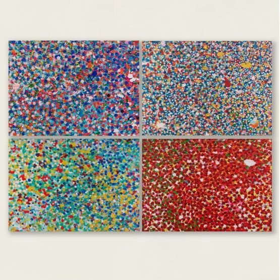 Veils Set of 4 by Damien Hirst contemporary artwork Print