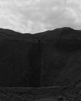 Red Island as seen on December 6th 2015 waterfall residue by Conor Clarke contemporary artwork print
