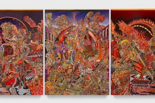 Contemporary art exhibition Zio Ziegler The Tesseract at Almine Rech New York Tribeca United States