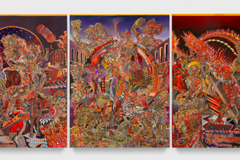 Contemporary art exhibition Zio Ziegler The Tesseract at Almine Rech New York Tribeca United States