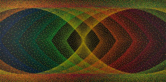 Alchimie 510 by Julio Le Parc contemporary artwork Painting