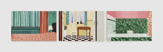 Bedroom Kitchen Bath Jeanne Dielman by Kirsten Everberg contemporary artwork Painting