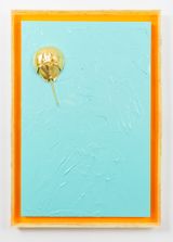 Golden Horseshoe Crab by John Knuth contemporary artwork painting