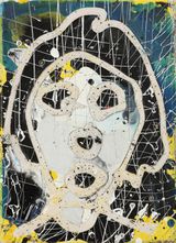 Untitled Kopf klein 2 by Christian Eisenberger contemporary artwork painting