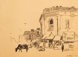 India by Mikayil Abdullayev contemporary artwork drawing