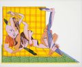 Laid Up by Christina Quarles contemporary artwork Print
