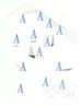 A from Hockneys Alphabet by David Hockney contemporary artwork Print