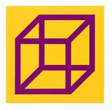 Cubes in Color on Color by Sol Lewitt contemporary artwork print works on paper