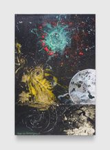 Cosmic Night - Full Moon by Thomas Houseago contemporary artwork painting