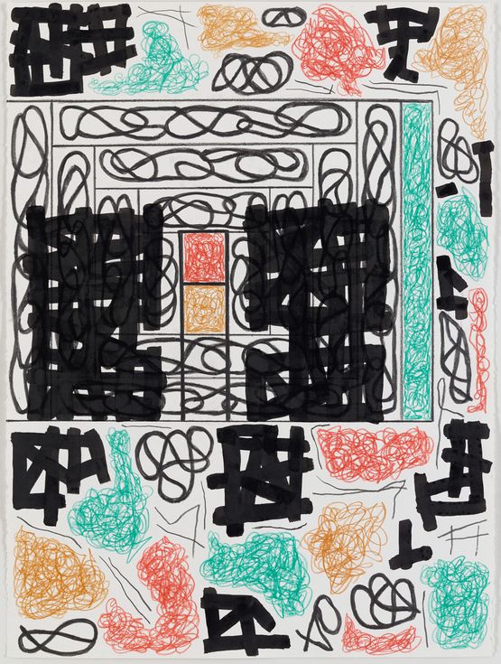 Untitled by Jonathan Lasker contemporary artwork Drawing