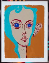 in the stir of... by Del Kathryn Barton contemporary artwork painting