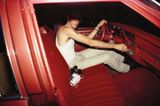 Mark in the red car Lexington MA by Nan Goldin contemporary artwork print