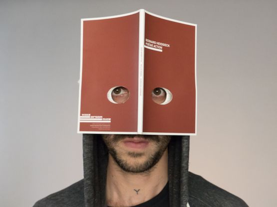 Bookmask Portrait 04 by Victor Del Oral contemporary artwork Photography
