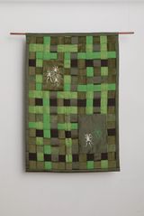 Whisper of the Swamp by Thea Lazar contemporary artwork textile