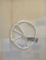 Crossing 2 by Lin Yan contemporary artwork painting textile works on paper