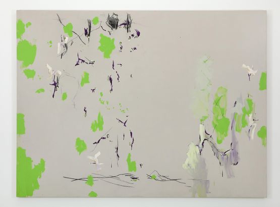 Extensiveness Open Straight   Double NB by Natsuyuki Nakanishi contemporary artwork Painting