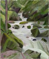 Rocky Creek No. 4 by You Yong contemporary artwork painting