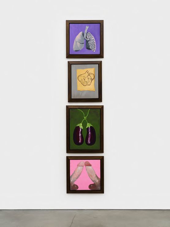 Lobed by Mike Kelley contemporary artwork Painting