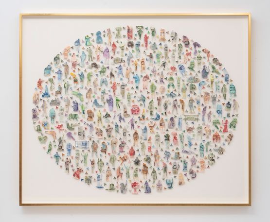 MONEY MAKES THE WORLD GO ROUND XIV by Carlos Aires contemporary artwork Sculpture