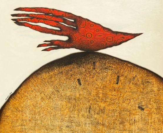 Myth by Nihad Al-Turk contemporary artwork Painting