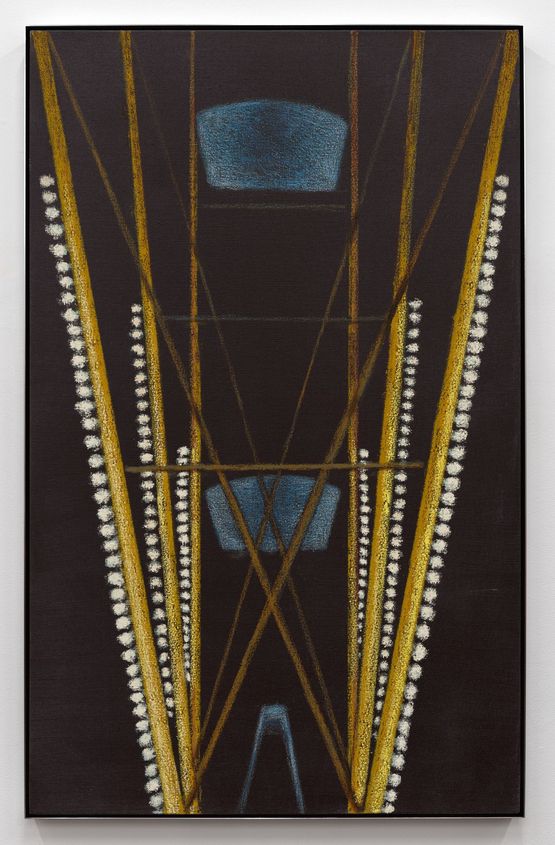San Gennaro Up in the Air 1 Study 2 by Jane Dickson contemporary artwork Drawing