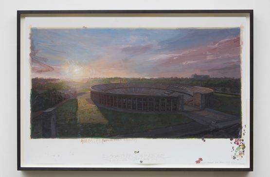 Olympia Nothing Romantic by David Claerbout contemporary artwork Mixed Media