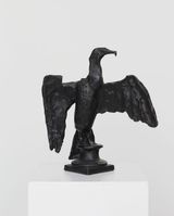 Plinys sorrow - Library version by Johan Creten contemporary artwork sculpture