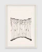 Tight Group For Wall Drawing by David Byrne contemporary artwork works on paper
