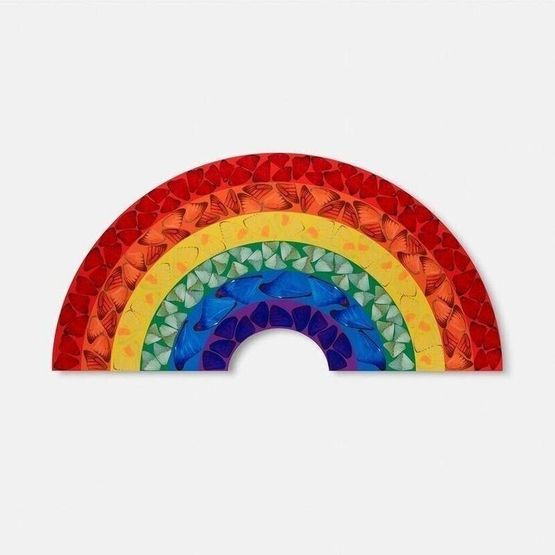 Rainbow large by Damien Hirst contemporary artwork Print