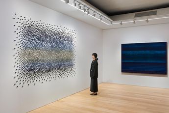 Contemporary art exhibition Teresita Fernandez Liquid Horizon at Lehmann Maupin Seoul South Korea